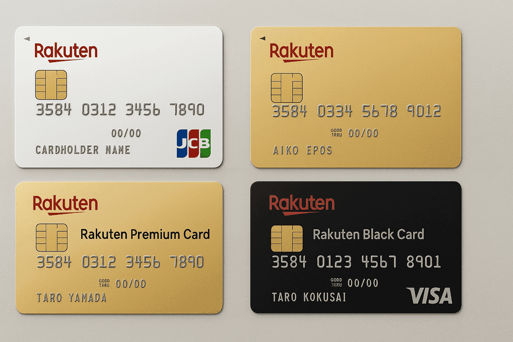 Rakuten Card 4 tipos